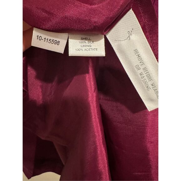 Ann Taylor Burgundy Mini Dress - Picture 4 of 5